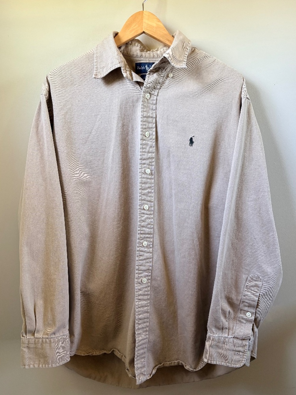 Ralph Lauren Tan Button Down Blake